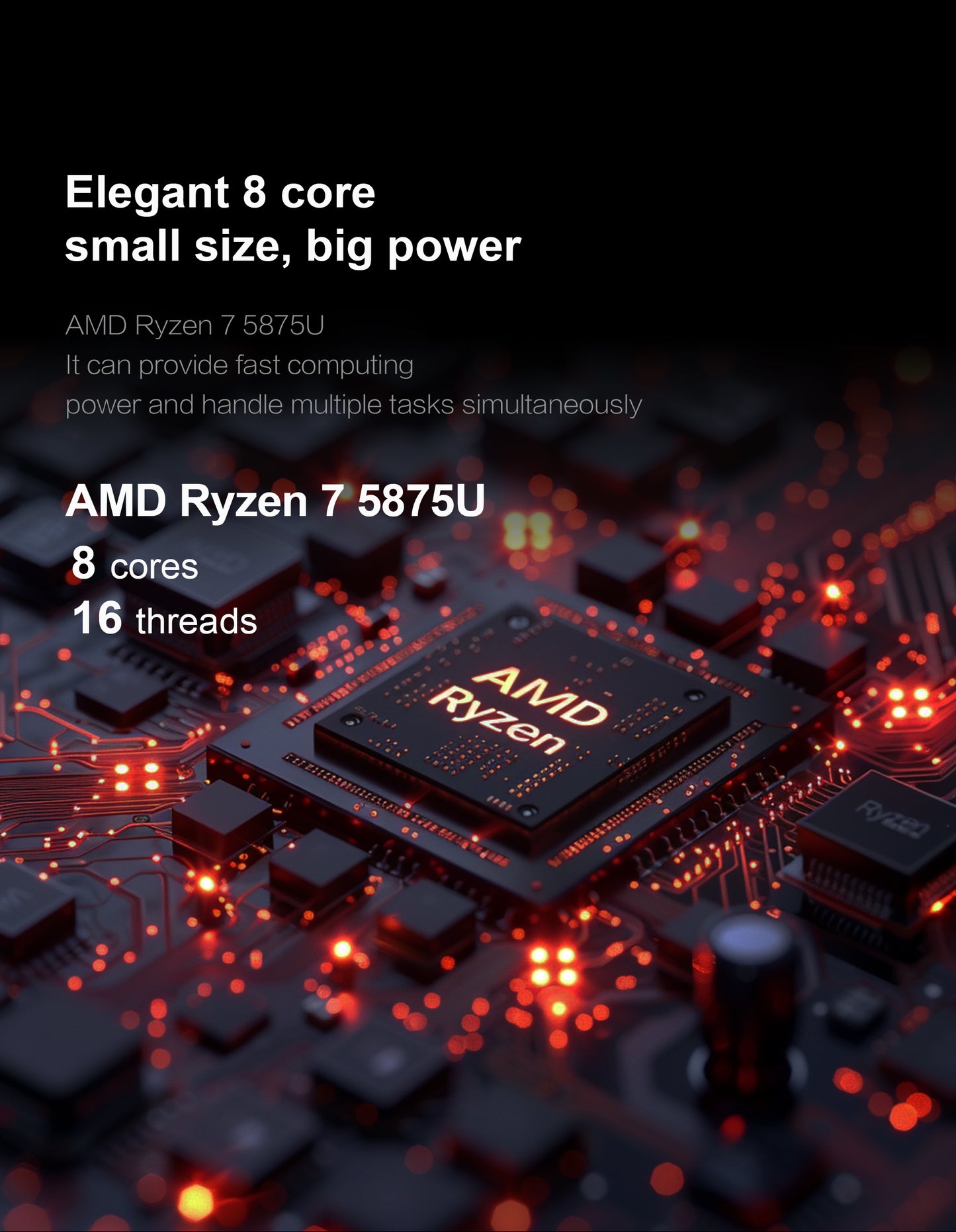 Mini Pc Gaming E3B AMD Ryzen 9 6900HX 7940HS 8845HS Mini PC Windows 11 Pro DDR5 NVMe 4USB Type-C Mini Gaming PC