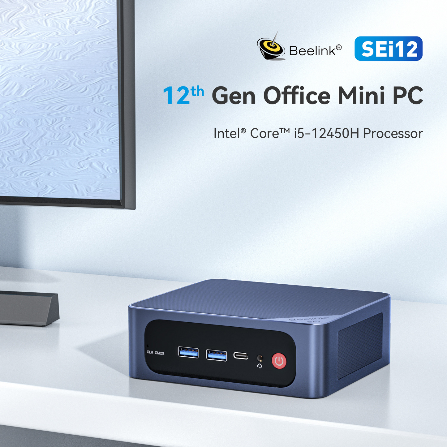 Beelink SEI12 Small pc Mini Game Pc I9 I7 Intel Core i5 12450H Processor Win11 Mini Gaming PC computer 16gb ram ssd 500gb