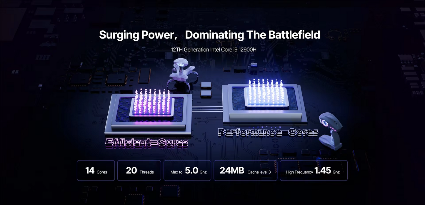 Gaming MINI PC TANK03 M1A RTX 3080 4050 4060 I9 12900H I7 12700H WIFI6 32G RAM DDR5 2TB Desktop Computer Oem Mini Pc I9 12th Gen