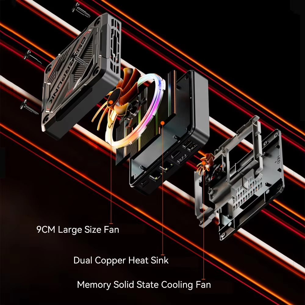 Cyberpunk MINIPC AMD Ryzen9 7940HS ES 7 7840HS ram 16gb ssd 512gb Mini PC Gamer RGB Color DDR5 NVMe SSD 4K Computer WiFi 6 Gaming PC