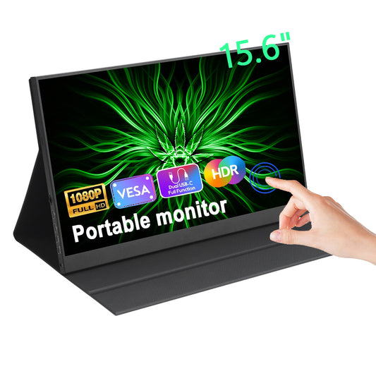 15.6 inch TouchSCREEN Monitor 1080P 15.6 inch Portable Monitor Type-C USB for Mobile Phone Laptop PC